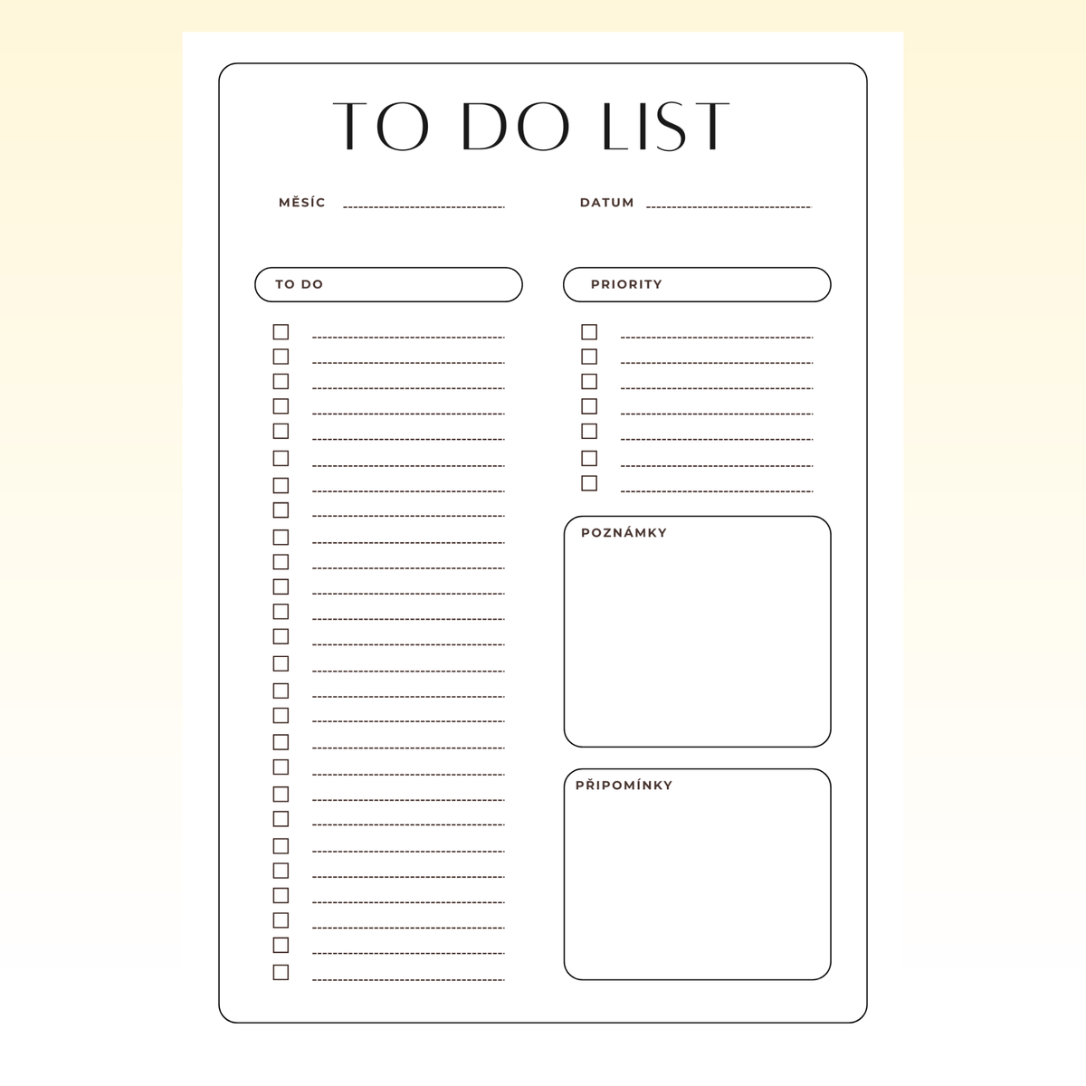 To - Do List